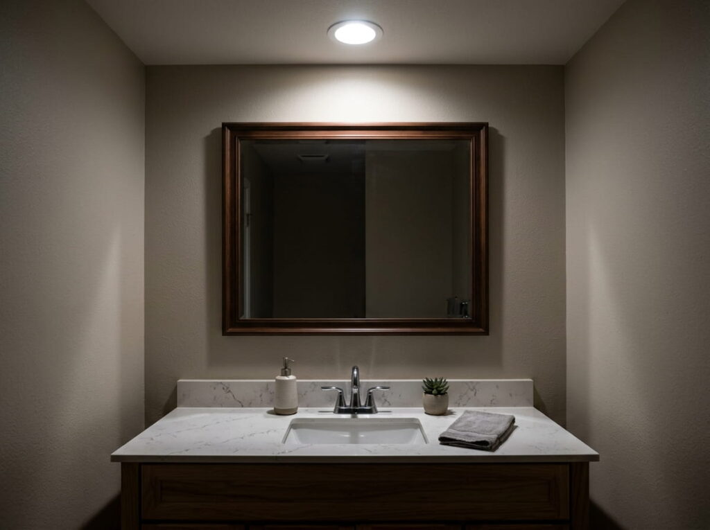 Watch Out for a Single Centered Downlight