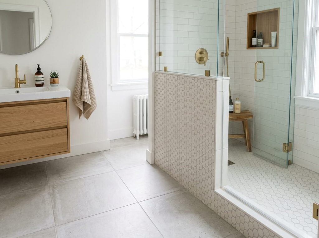 Mixing Two Tile Sizes for a Layered, Custom Look