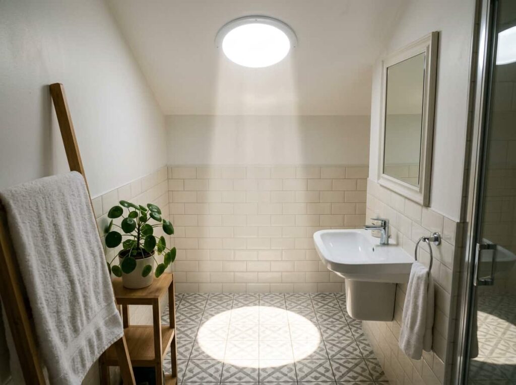 A Light Tube or Small Skylight for Real Daylight