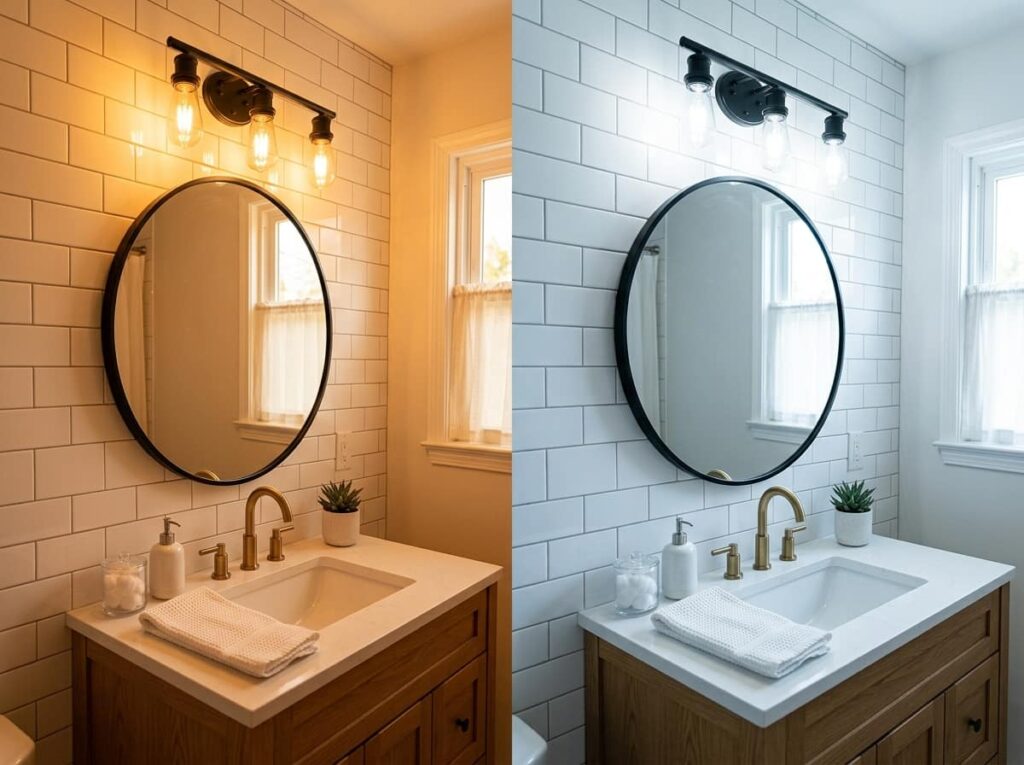  Warm vs Cool Bulb Comparison