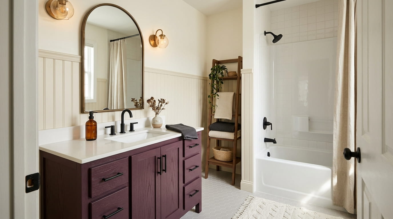 13 Outdated Bathroom Makeover Ideas to Update a 90s Bathroom