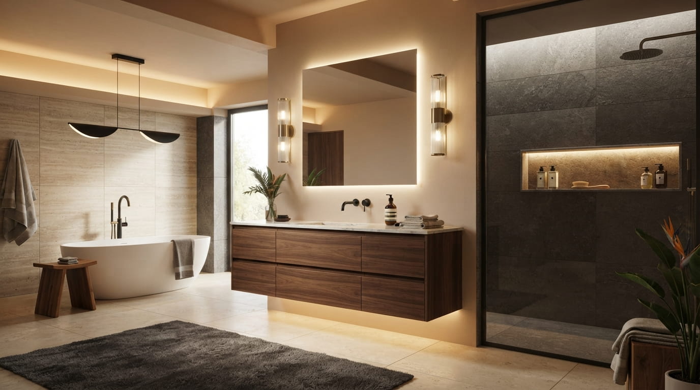 Modern Bathroom Lighting Ideas for a Sleek, Updated Look