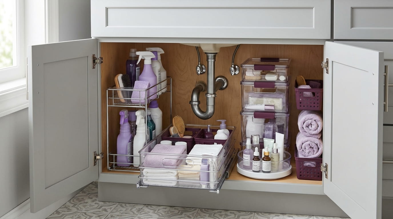 14 Best Under-Sink Organizers for Awkward Bathroom Cabinets