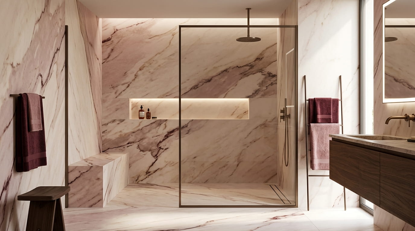 13 Shower Without a Curtain Ideas for a Cleaner, Open Bathroom